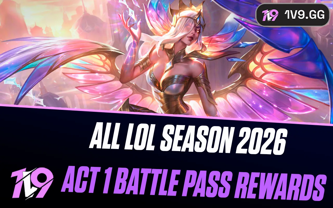 All League of Legends Season 2026 Act 1 Battle Pass Rewards